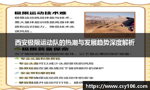 西安极限运动队的热潮与发展趋势深度解析